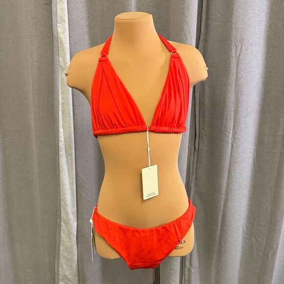 Monday Swimwear Red Halter Bikini Set - Picture 15 of 15